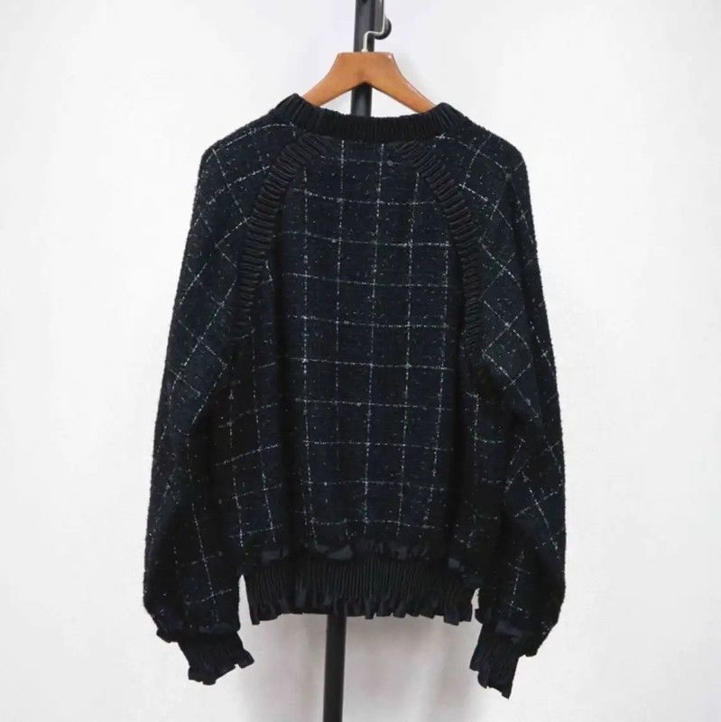 Chanel Chanel Black Wool Blend Women's Sweater 0089 Size S / US 4 / IT 40 - 5 Thumbnail