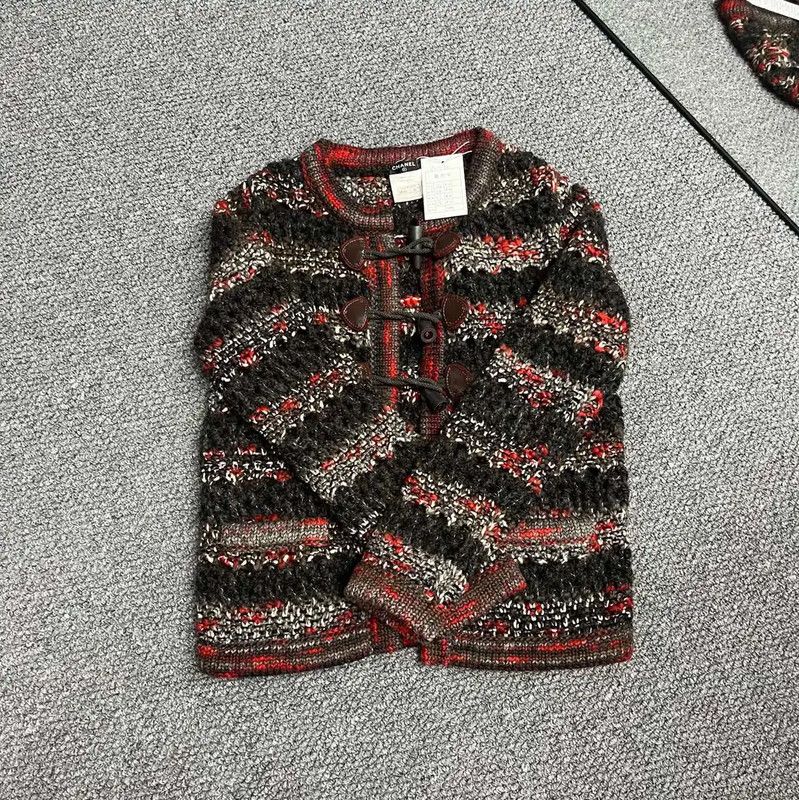 Chanel Chanel Multicolor Cotton Women's Pullover Sweater 0089 Size S / US 4 / IT 40 - 3 Thumbnail