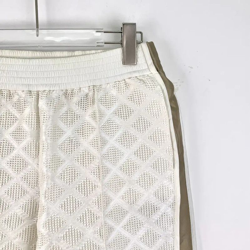 Chanel Chanel White Polyester Casual Pants for Women 0089 Size 23" - 3 Thumbnail