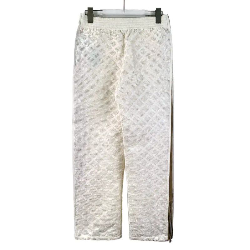 Chanel Chanel White Polyester Casual Pants for Women 0089 Size 23" - 2 Thumbnail