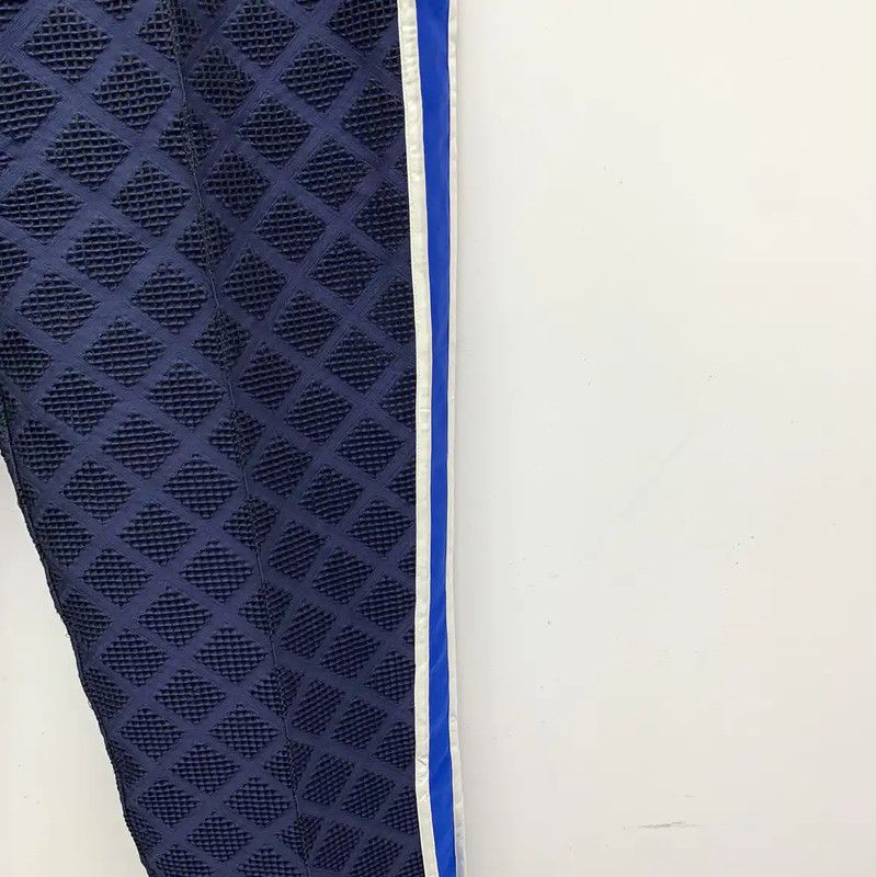 Chanel Chanel Women's Navy Polyester Track Pants 0089 Size 23" - 4 Thumbnail