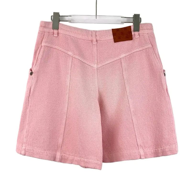 Chanel Chanel Pink Cotton Women’s Shorts 0089 Size 26" / US 2 / IT 38 - 2 Thumbnail