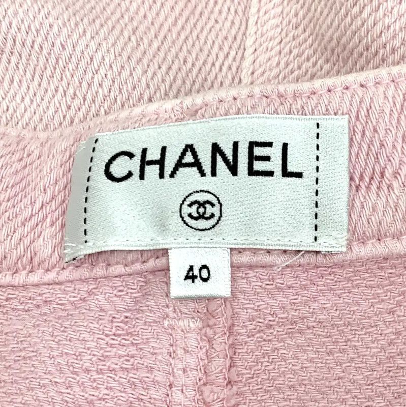 Chanel Chanel Pink Cotton Women’s Shorts 0089 Size 26" / US 2 / IT 38 - 7 Thumbnail