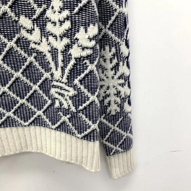 Chanel Chanel Color Block Cashmere Sweater 0089 Size S / US 4 / IT 40 - 4 Thumbnail