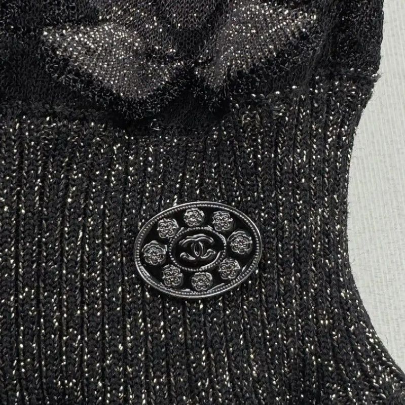 Chanel Chanel Black Short Sleeve Dress Size S 0089 Size S / US 4 / IT 40 - 3 Thumbnail
