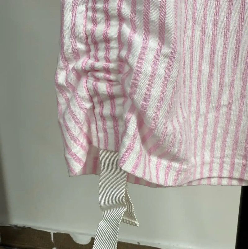 Chanel Chanel Pink Striped Cotton Women's Dress 0089 Size XS / US 0-2 / IT 36-38 - 5 Thumbnail