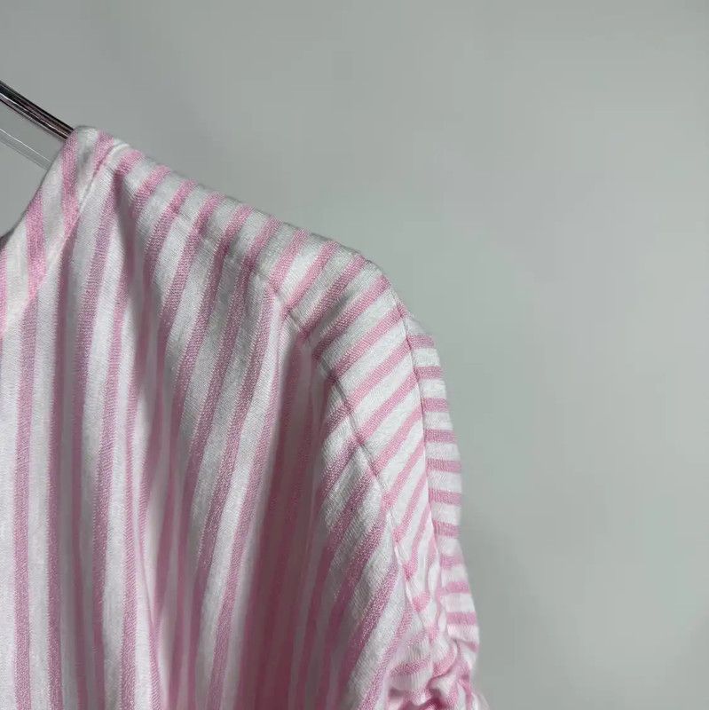 Chanel Chanel Pink Striped Cotton Women's Dress 0089 Size XS / US 0-2 / IT 36-38 - 4 Thumbnail
