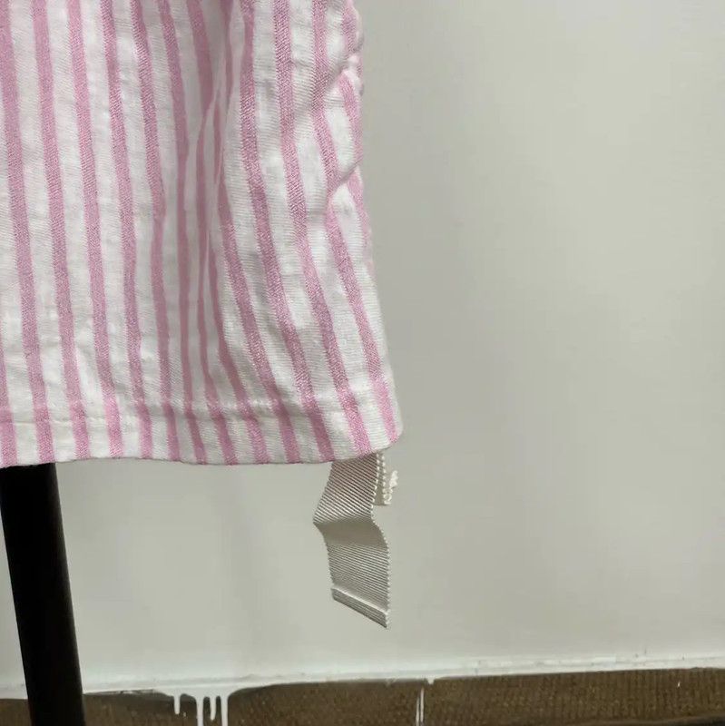 Chanel Chanel Pink Striped Cotton Women's Dress 0089 Size XS / US 0-2 / IT 36-38 - 6 Thumbnail