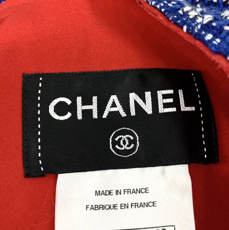 Chanel Chanel Blue Cotton Dress for Women 0089 Size XS / US 0-2 / IT 36-38 - 5 Thumbnail