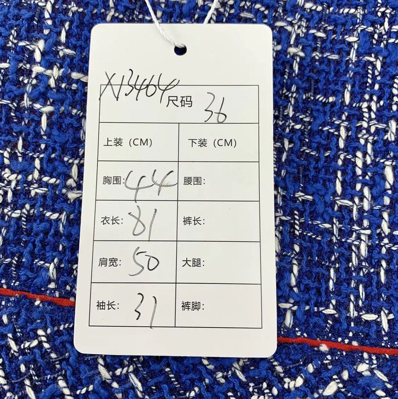 Chanel Chanel Blue Cotton Dress for Women 0089 Size XS / US 0-2 / IT 36-38 - 8 Thumbnail