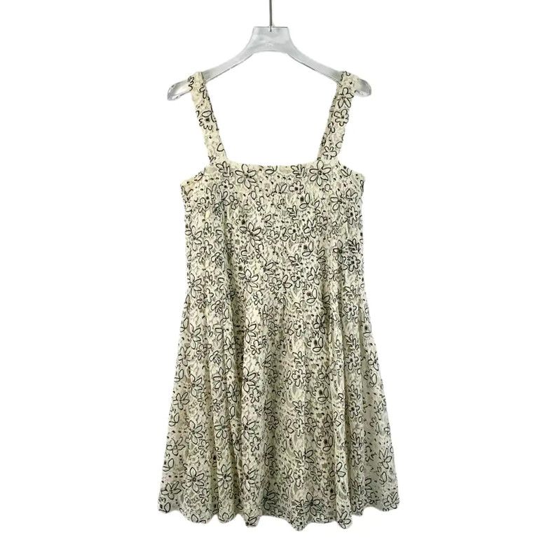 Chanel Chanel Beige Cotton Women's Dress 0089 Size S / US 4 / IT 40 - 2 Thumbnail