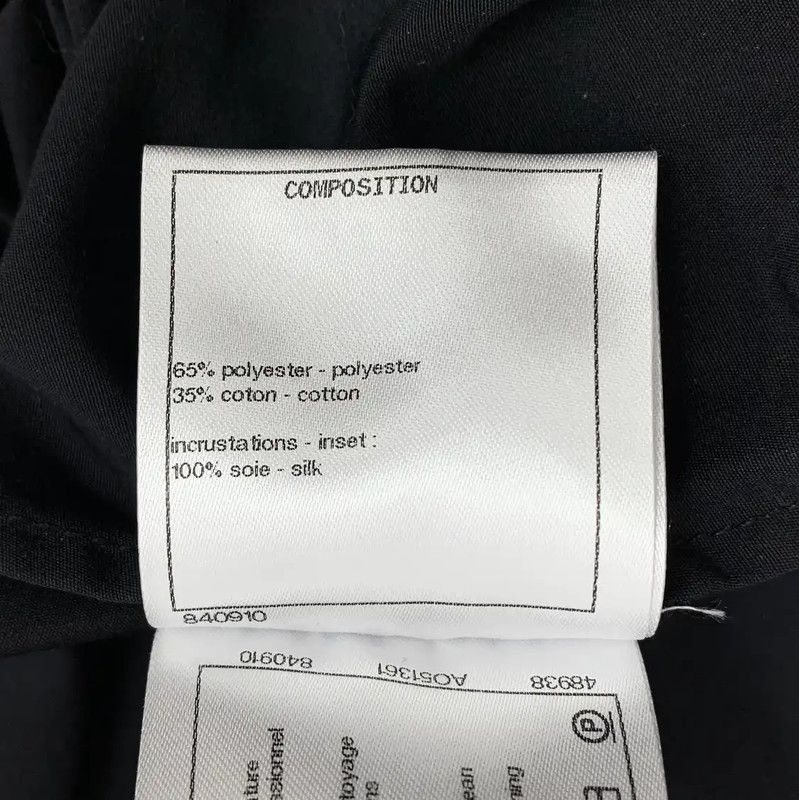 Chanel Chanel Black Cotton Women's Shorts 0089 Size 23" - 7 Thumbnail