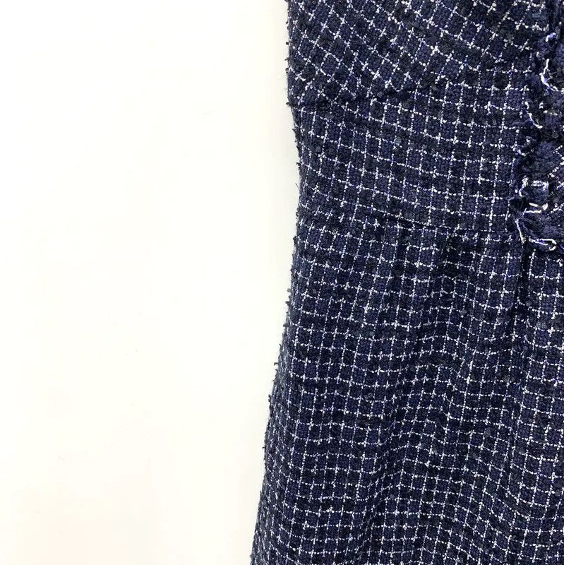 Chanel Chanel Deep Blue Cotton Mini Dress 0089 Size XXS / US 00 / IT 34 - 4 Thumbnail