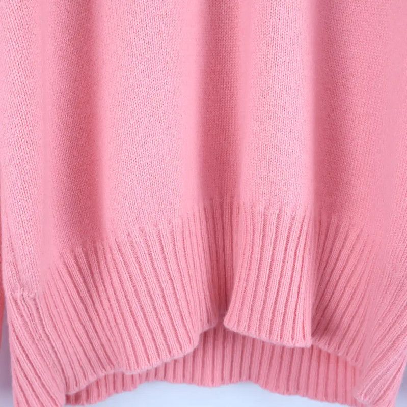 Chanel Chanel Pink Women's Pullover Sweater 0089 Size M / US 6-8 / IT 42-44 - 4 Thumbnail
