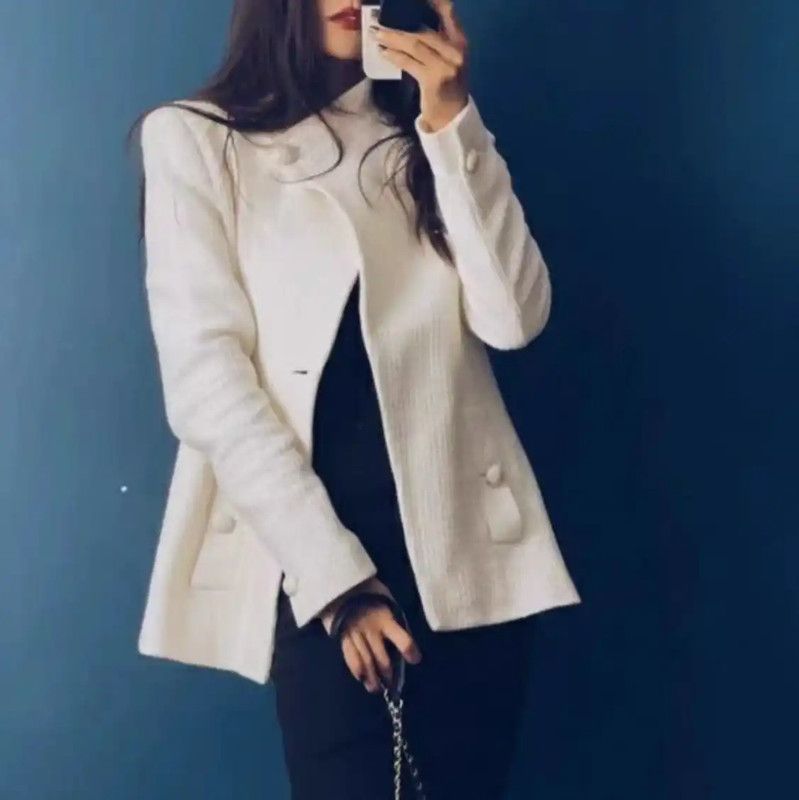 Chanel Chanel White Cotton Summer Jacket for Women 0089 Size XS / US 0-2 / IT 36-38 - 3 Thumbnail