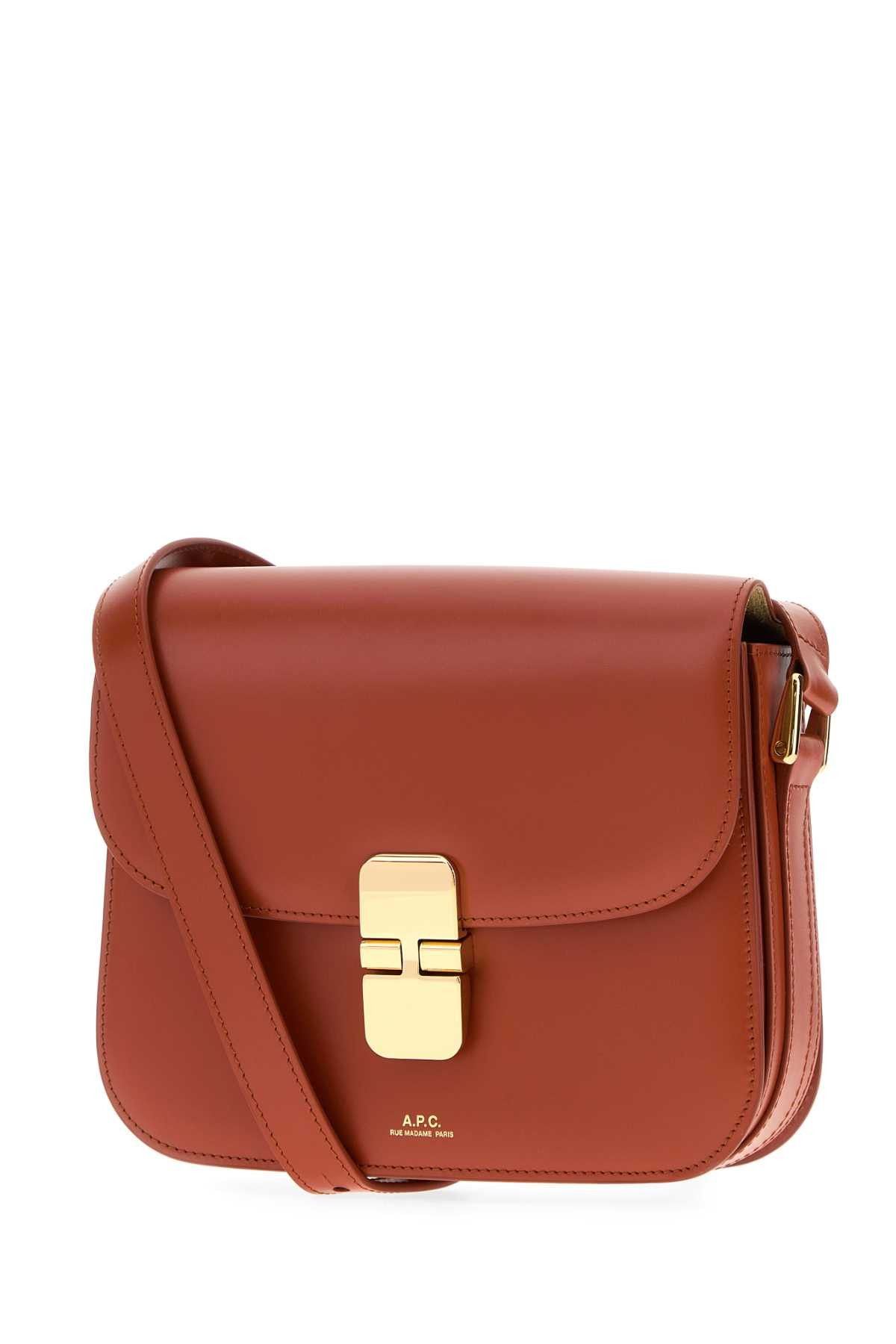 A.P.C. Brick Leather Small Grace Crossbody Bag Size ONE SIZE - 2 Thumbnail
