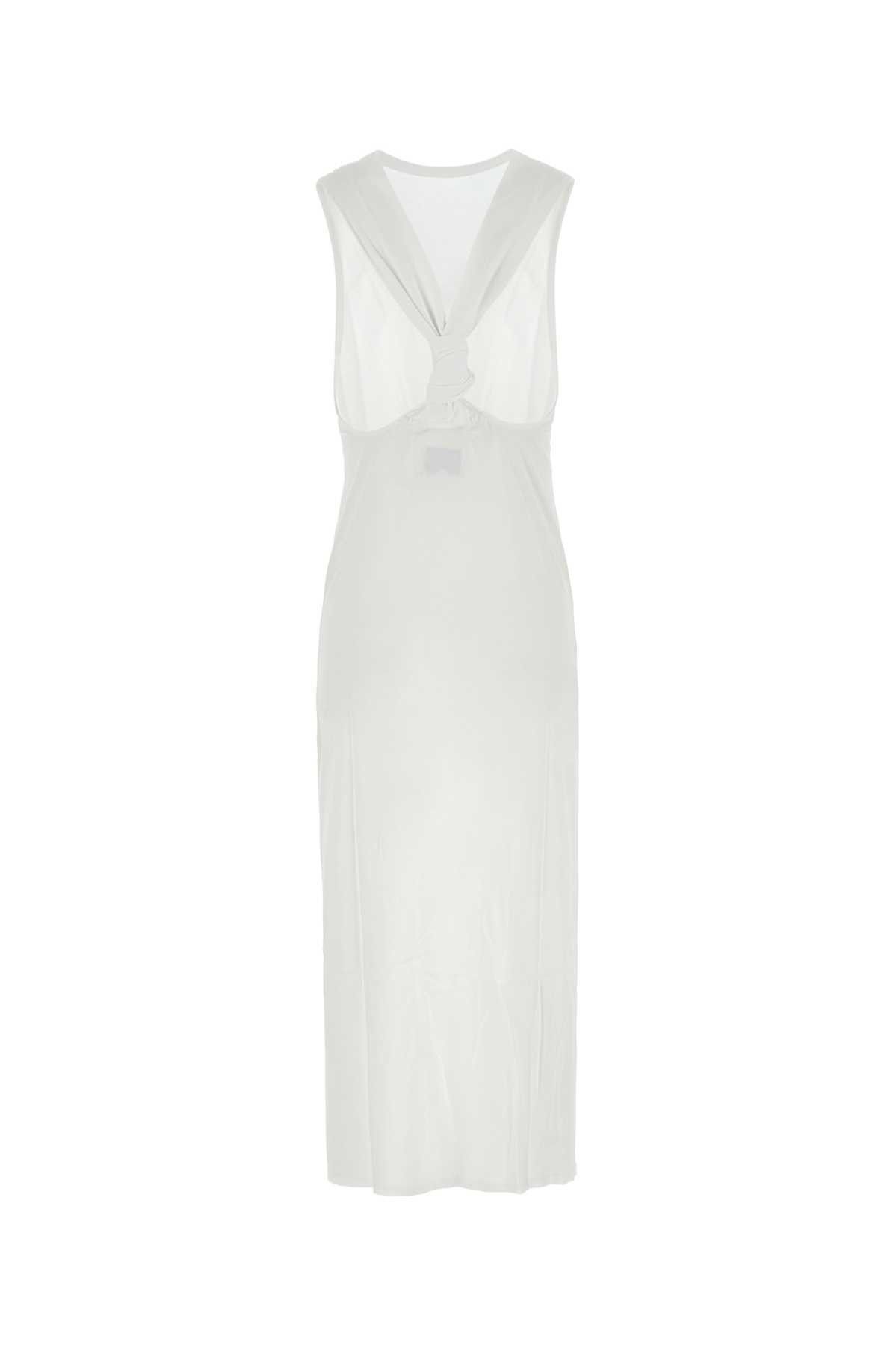 Loulou de Saison White Cotton Rayna Dress Size M / US 6-8 / IT 42-44 - 2 Thumbnail