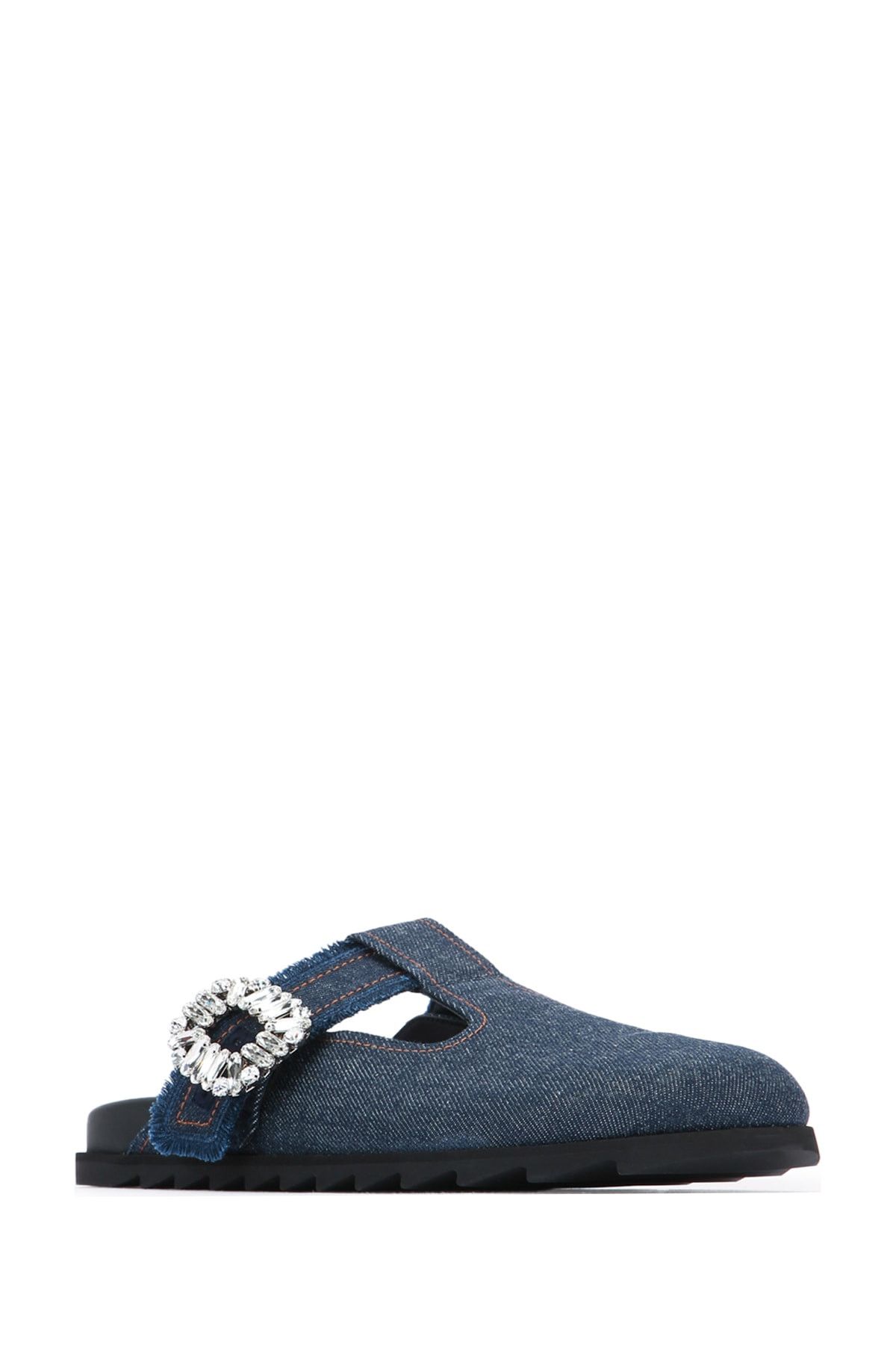 Roger Vivier Slidy Viv Closed T-Strap Fri Mule Size US 10 / IT 40 - 2 Thumbnail