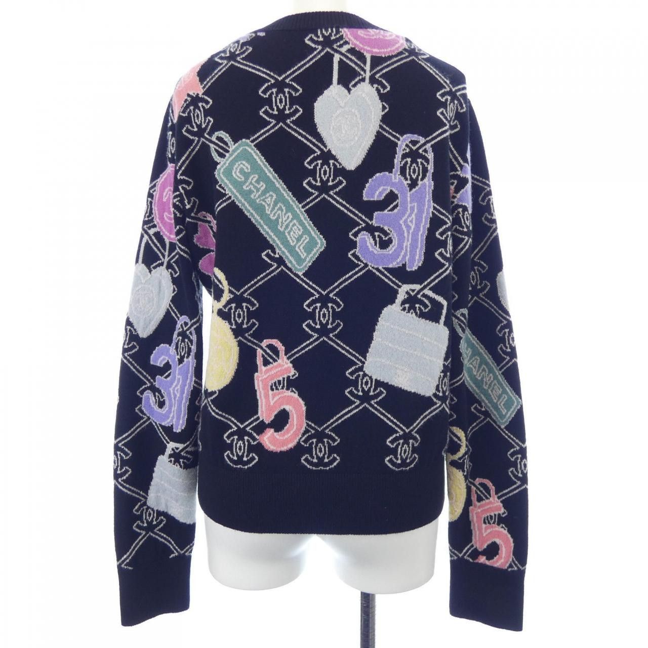 Chanel Chanel Chanel P72298K10398 Cashmere Knitwear Others Tops P72298K10398 DUTY FREE for USA Size ONE SIZE - 2 Thumbnail