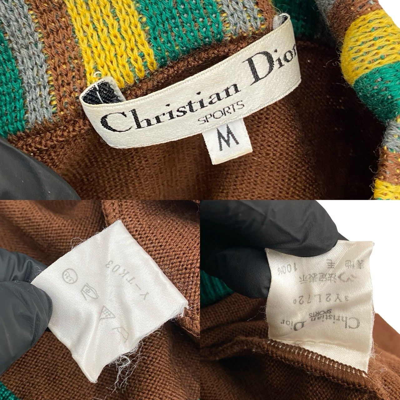 Dior Dior Christian Dior Wool Sweater Cotton Tops DUTY FREE for USA Size ONE SIZE - 4 Thumbnail