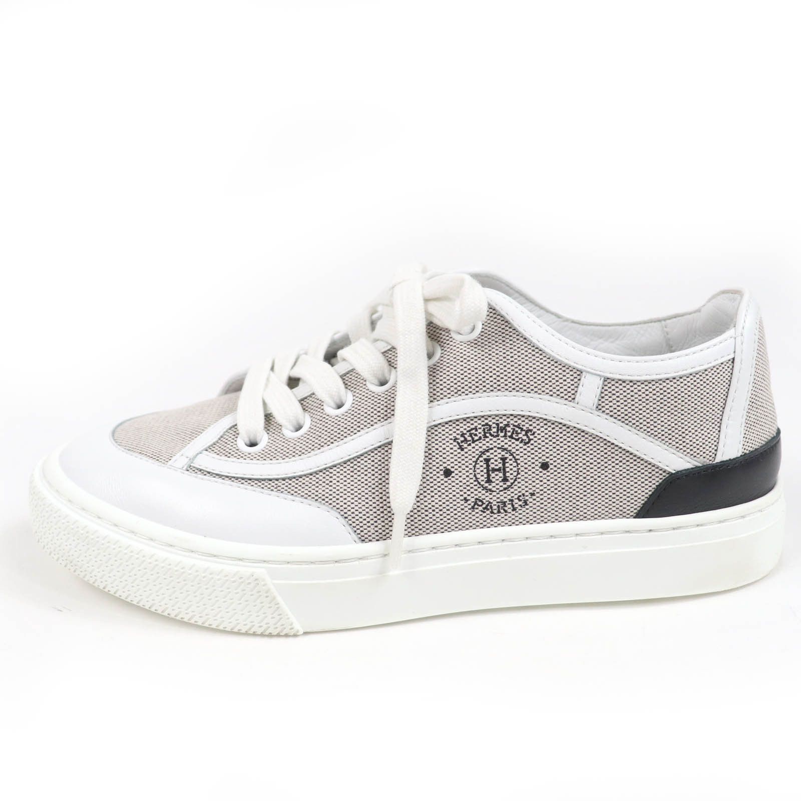 Hermes Hermes Hermes Leather Sneakers Leather Shoes DUTY FREE for USA Size ONE SIZE - 4 Thumbnail