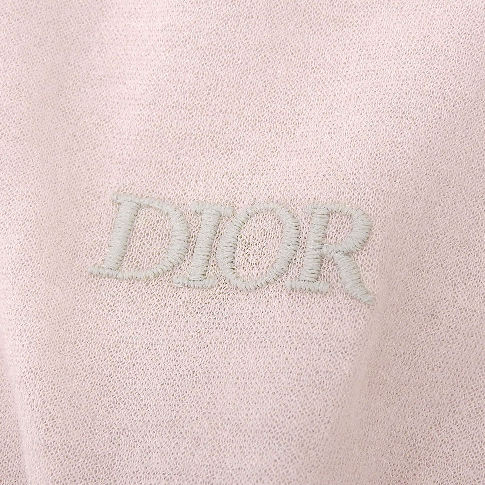 Dior Dior Dior Long Sleeve Cotton Polo Shirt Cotton Tops 243J831A0800 DUTY FREE for USA Size ONE SIZE - 4 Thumbnail