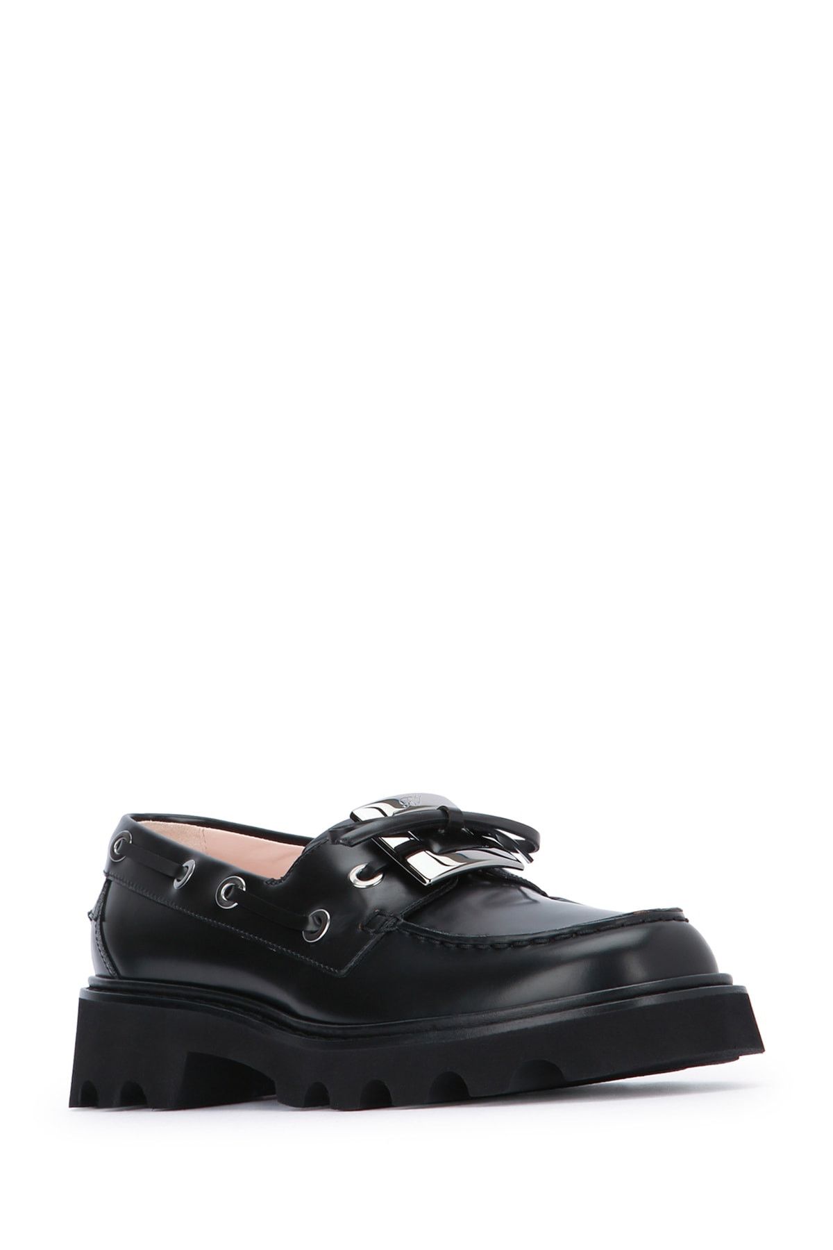 Roger Vivier Viv Rangers Metal Boat Loafer 20 Size US 8.5 / IT 38.5 - 2 Thumbnail