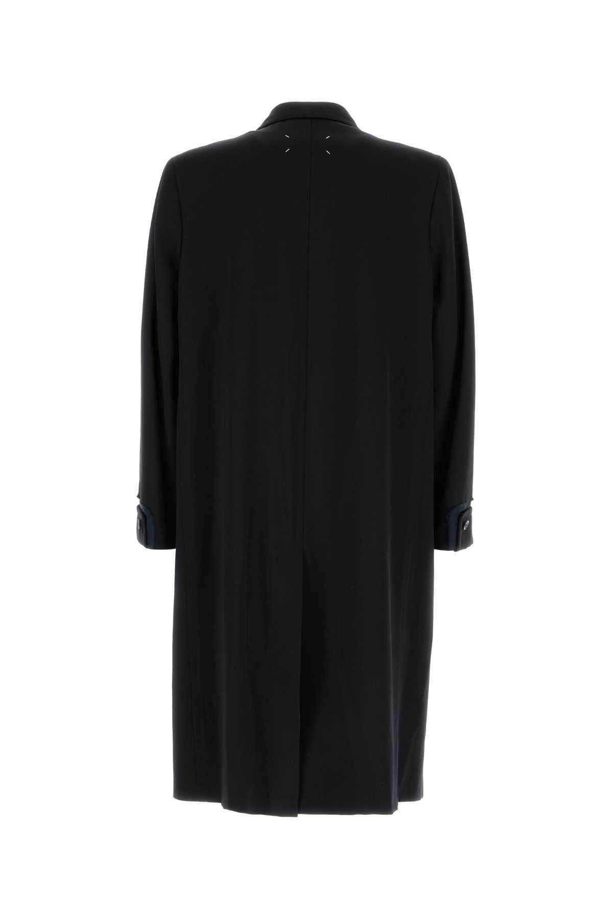 Maison Margiela Midnight Blue Wool Coat Size US M / EU 48-50 / 2 - 2 Thumbnail
