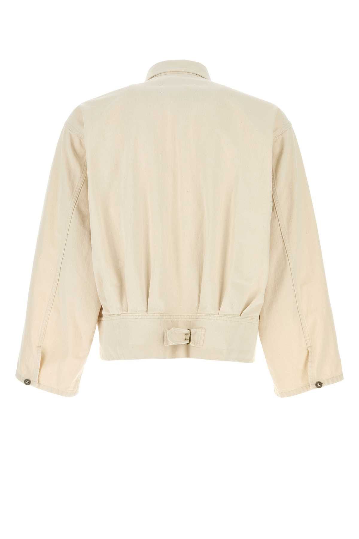 Maison Margiela Melange Sand Denim Jacket Size US L / EU 52-54 / 3 - 2 Thumbnail