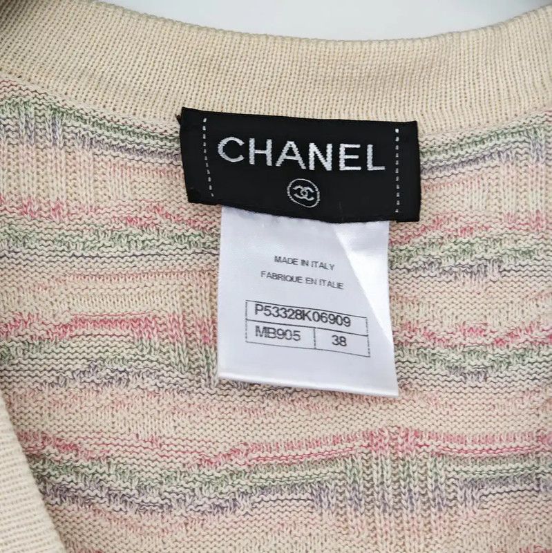 Chanel Chanel Color-Block Cotton Dress for Women 0089 Size S / US 4 / IT 40 - 10 Thumbnail