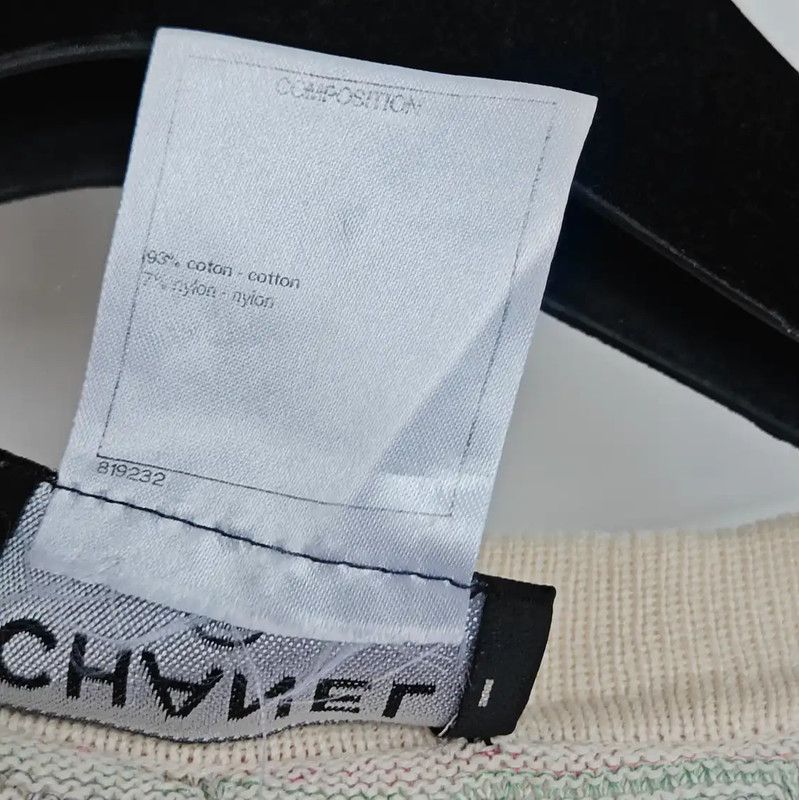 Chanel Chanel Color-Block Cotton Dress for Women 0089 Size S / US 4 / IT 40 - 5 Thumbnail