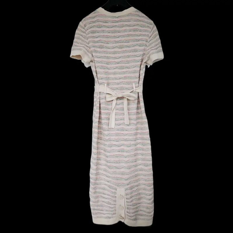 Chanel Chanel Color-Block Cotton Dress for Women 0089 Size S / US 4 / IT 40 - 4 Thumbnail
