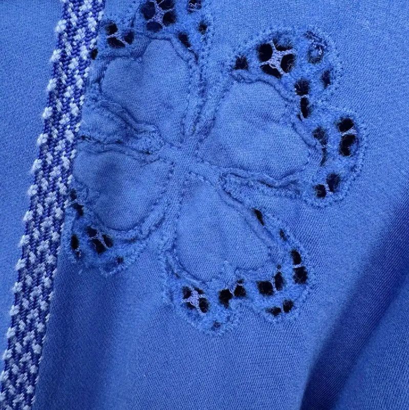 Chanel Chanel Blue Cotton Ladies Cardigan, Size L 0089 Size L / US 10 / IT 46 - 5 Thumbnail