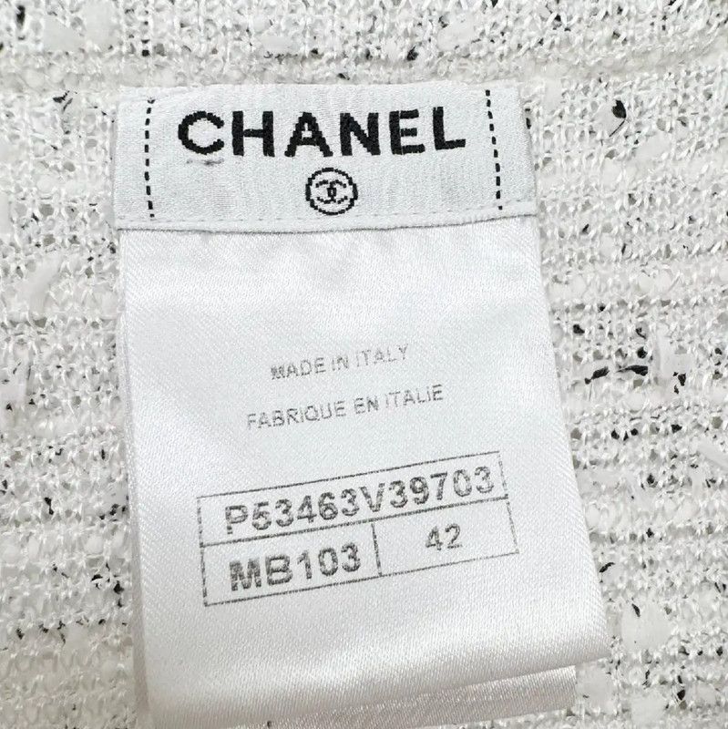 Chanel Chanel S Size White Summer Dress 0089 Size S / US 4 / IT 40 - 2 Thumbnail