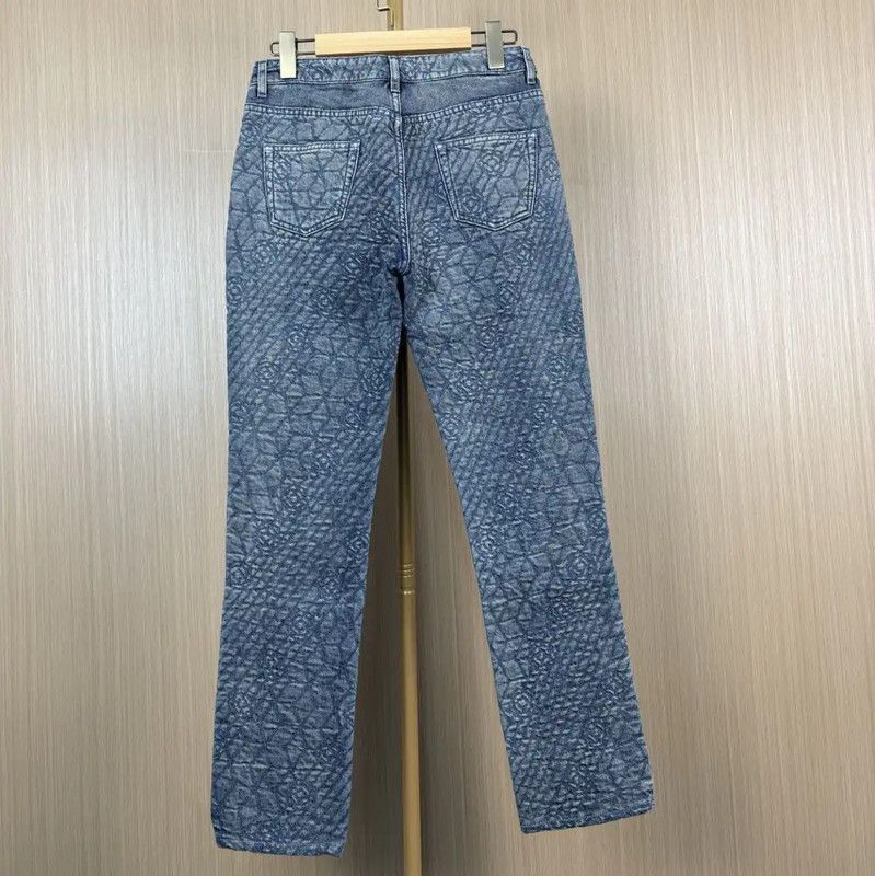 Chanel Chanel Gray Cotton Women's Denim Pants 0089 Size 27" / US 4 / IT 40 - 2 Thumbnail