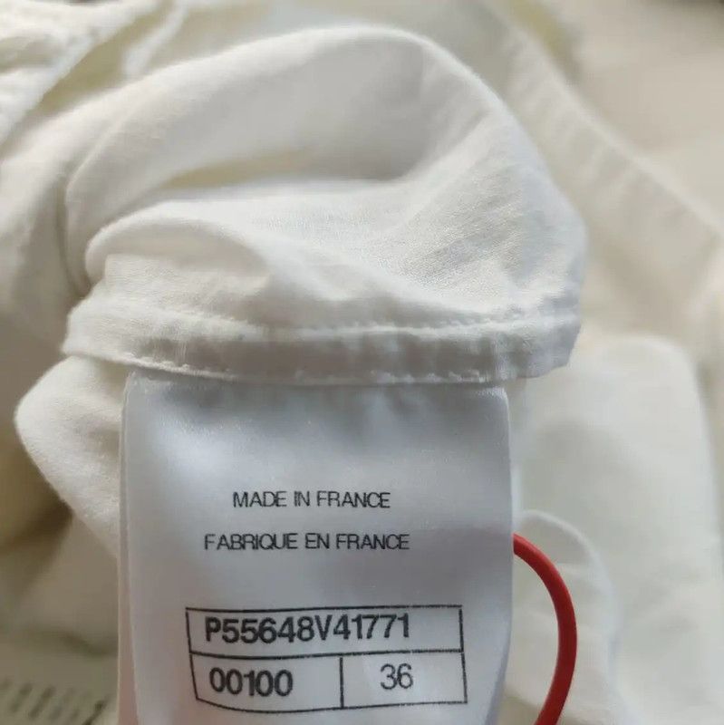 Chanel Chanel Cream Cotton Women's Jacket 0089 Size M / US 6-8 / IT 42-44 - 4 Thumbnail