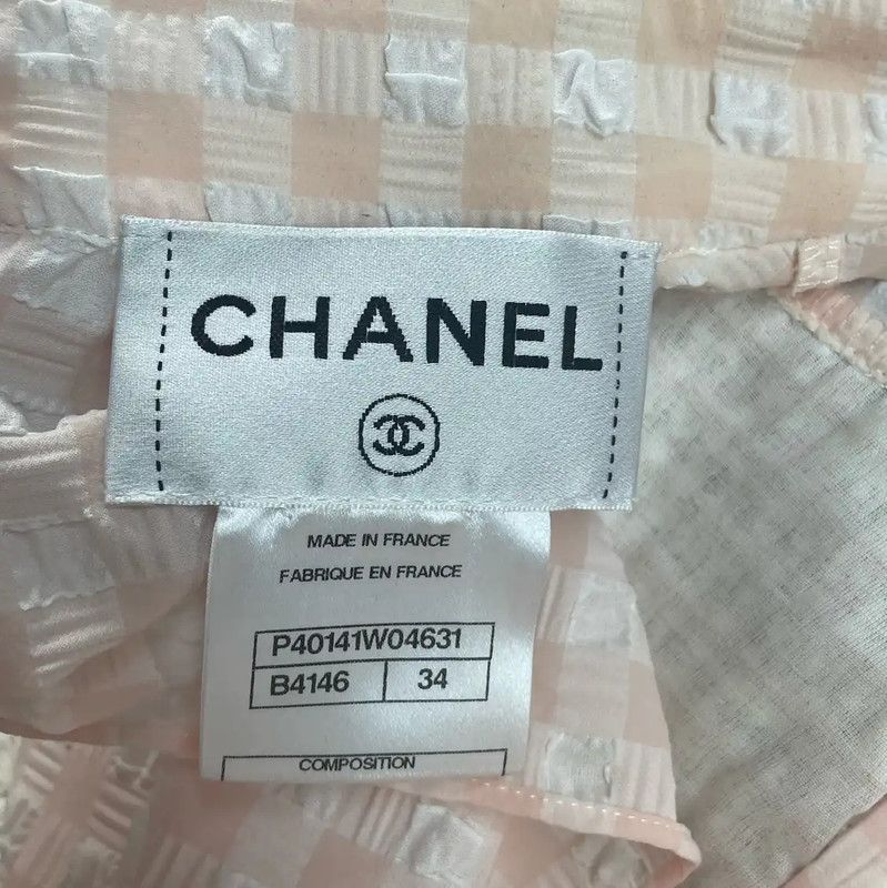Chanel Chanel Summer Short Sleeve Dress in Light Pink 0089 Size M / US 6-8 / IT 42-44 - 5 Thumbnail