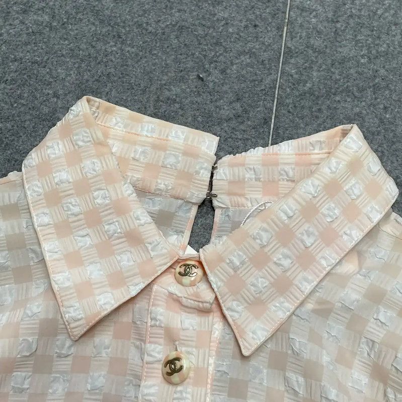 Chanel Chanel Summer Short Sleeve Dress in Light Pink 0089 Size M / US 6-8 / IT 42-44 - 7 Thumbnail