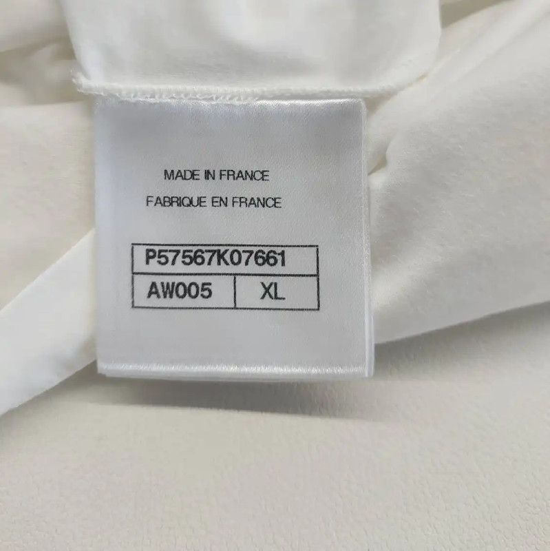 Chanel Chanel White Cotton Women's Dress 0089 Size XL / US 12-14 / IT 48-50 - 3 Thumbnail