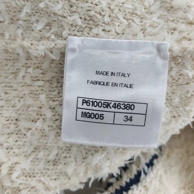 Chanel Chanel White Cotton Skirt for Women 0089 Size 23" - 4 Thumbnail
