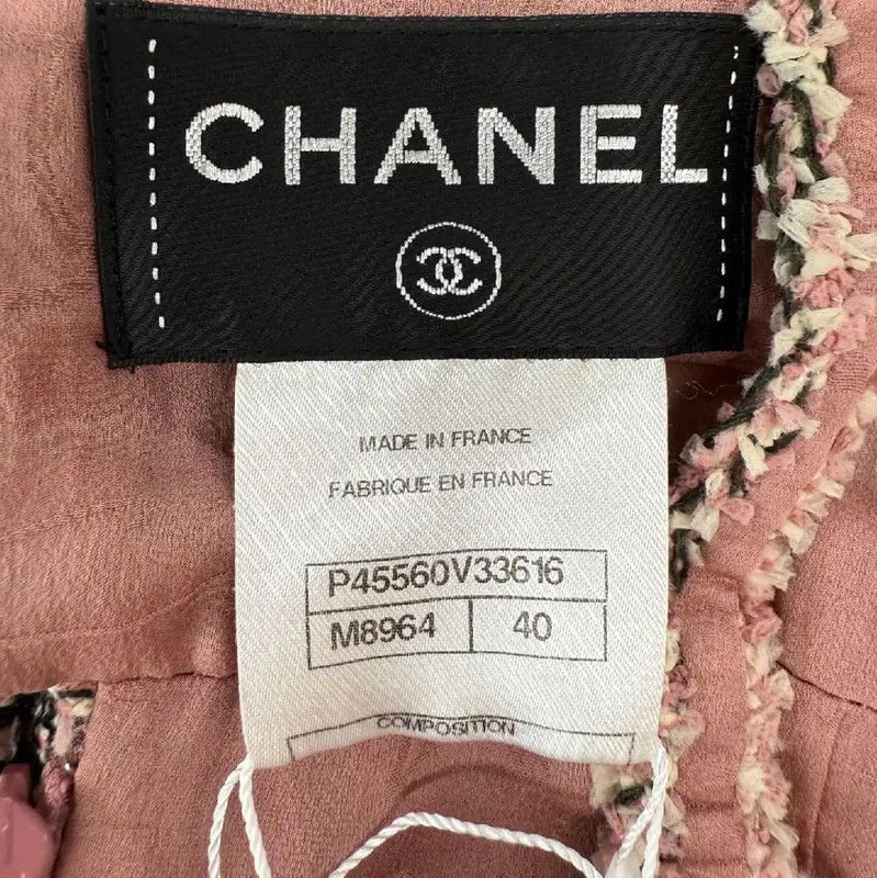 Chanel Chanel Color Block Polyester Women's Dress 0089 Size L / US 10 / IT 46 - 3 Thumbnail