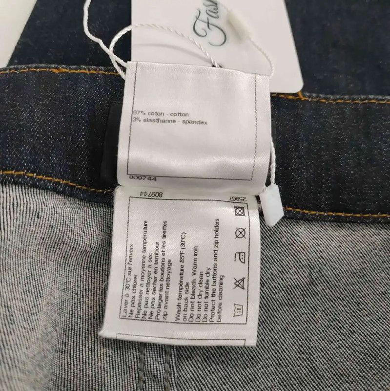 Chanel Chanel Women's Size L Dark Blue Denim Pants 0089 Size 30" / US 8 / IT 44 - 4 Thumbnail