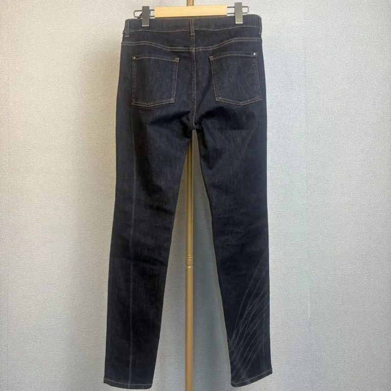 Chanel Chanel Women's Size L Dark Blue Denim Pants 0089 Size 30" / US 8 / IT 44 - 2 Thumbnail