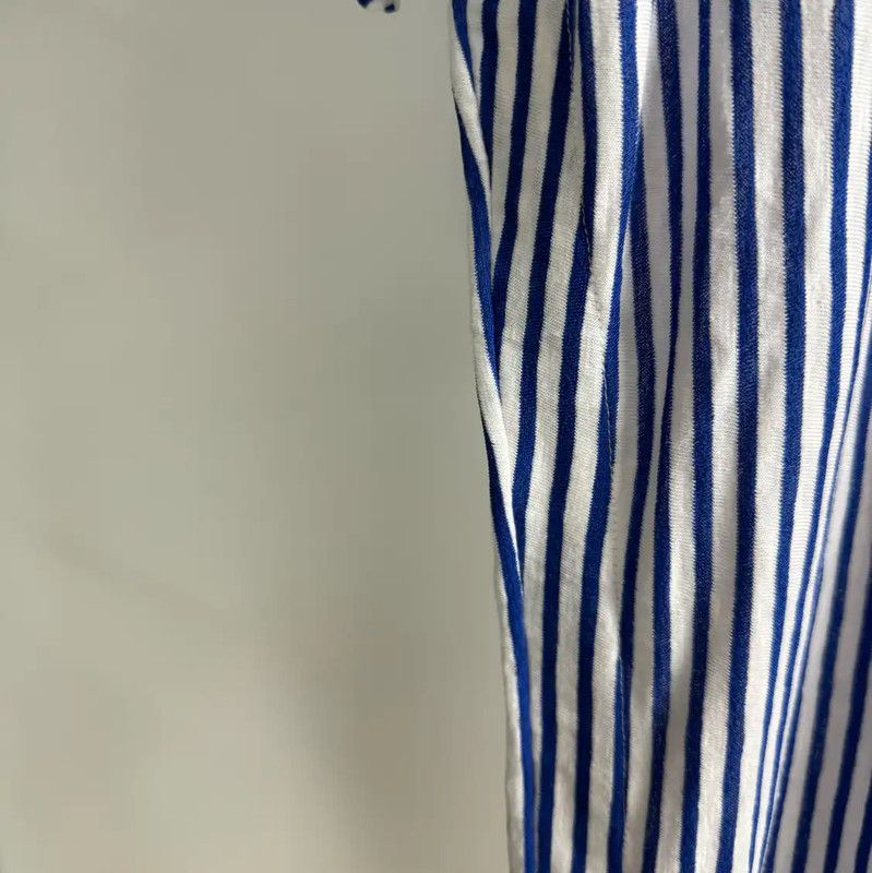 Chanel Chanel Striped Cotton Dress in Chocolate 0089 Size S / US 4 / IT 40 - 5 Thumbnail