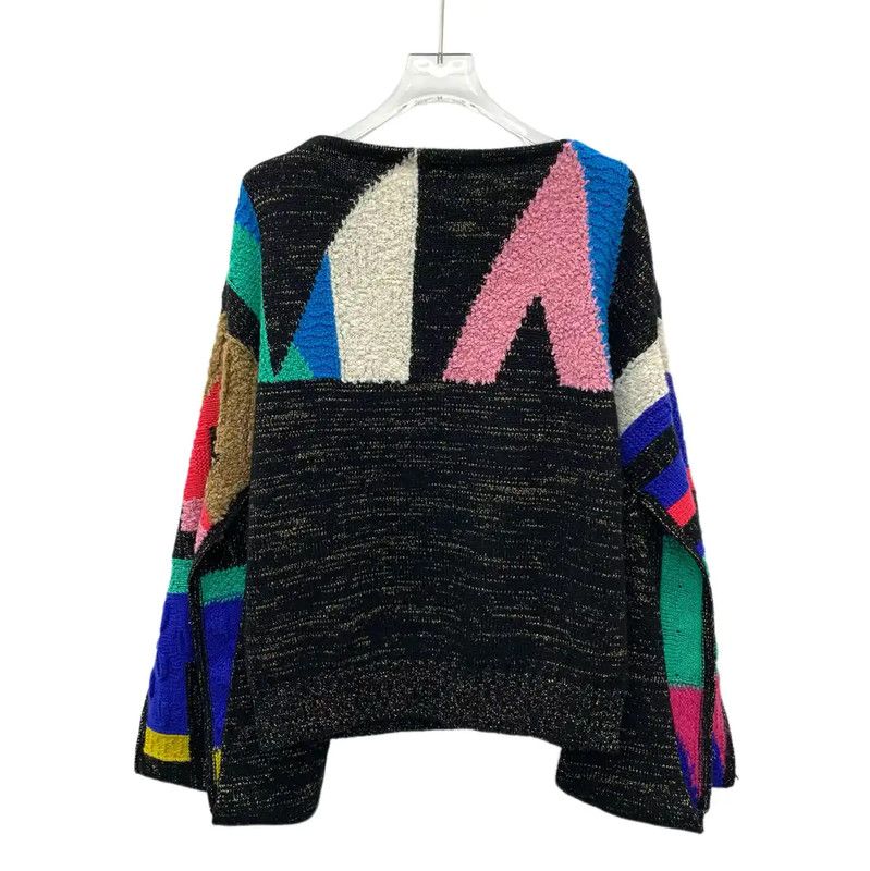 Chanel Chanel Color-Block Pullover Sweater for Women 0089 Size M / US 6-8 / IT 42-44 - 2 Thumbnail