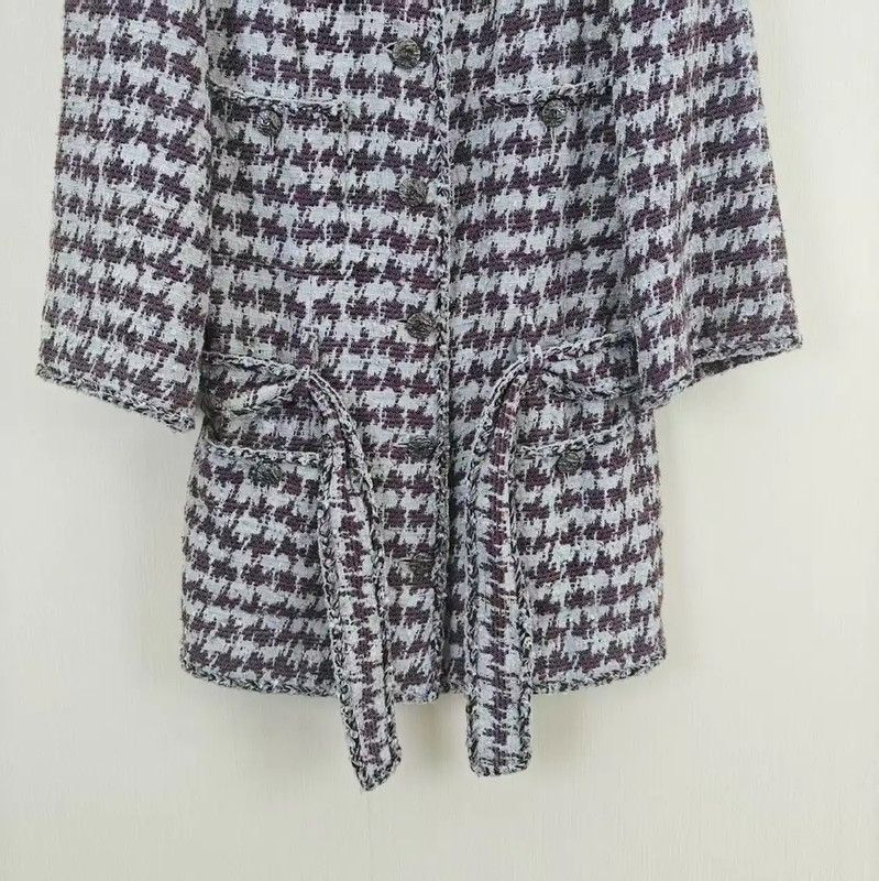 Chanel Chanel Multi-Color Wool Blend Women's Coat 0089 Size M / US 6-8 / IT 42-44 - 5 Thumbnail