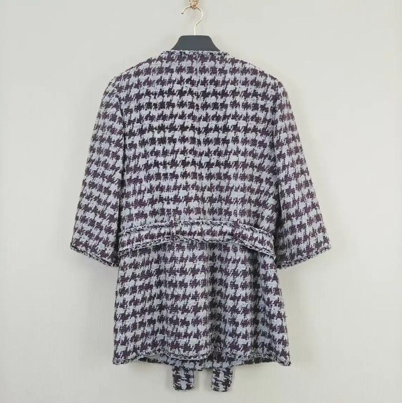 Chanel Chanel Gray Wool Blend Long Sleeve Cardigan 0089 Size M / US 6-8 / IT 42-44 - 2 Thumbnail
