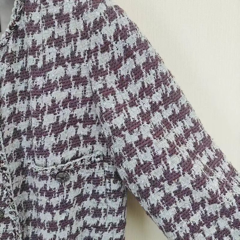 Chanel Chanel Gray Wool Blend Long Sleeve Cardigan 0089 Size M / US 6-8 / IT 42-44 - 4 Thumbnail
