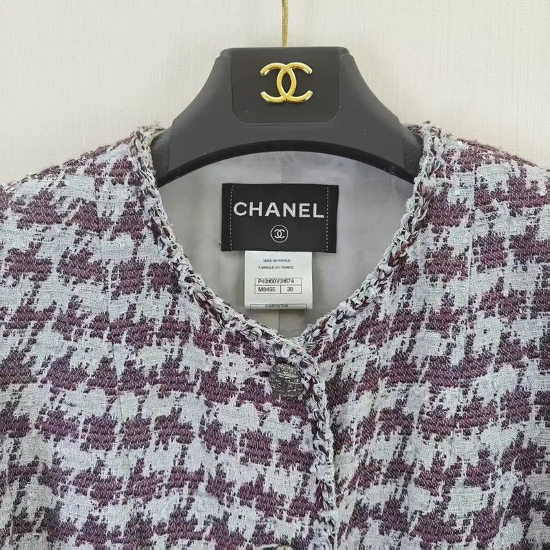 Chanel Chanel Gray Wool Blend Long Sleeve Cardigan 0089 Size M / US 6-8 / IT 42-44 - 5 Thumbnail