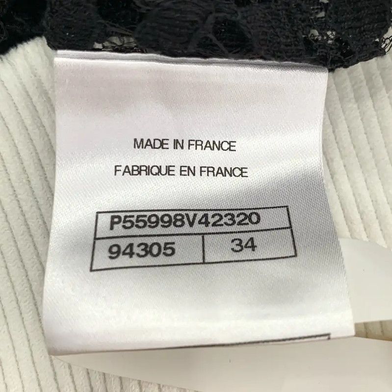 Chanel Chanel Black Cotton Women's T-shirt Size XXS 0089 Size XXS / US 00 / IT 34 - 6 Thumbnail